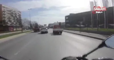 İstanbul’da kadın sürücünün dehşeti yaşadığı anlar kamerada... | Video