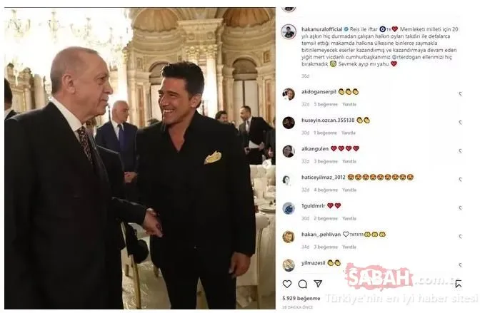 Ünlü sunucu Hakan Ural Dolmabahçe Sarayı’ndaki iftardan paylaştı sosyal medyada kısa sürede gündem oldu! Sevmek ayıp mı yahu!