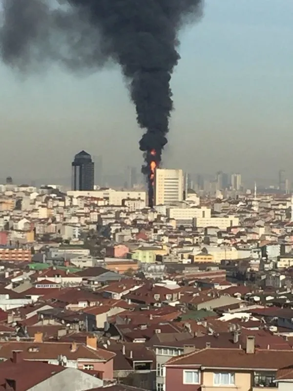 Taksim Eğitim ve Araştırma Hastanesi'nde yangın