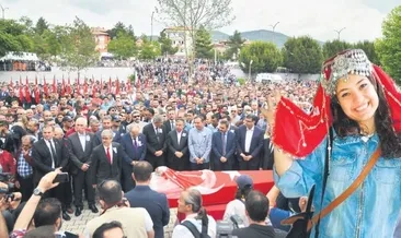 Duvağıyla uğurlandı