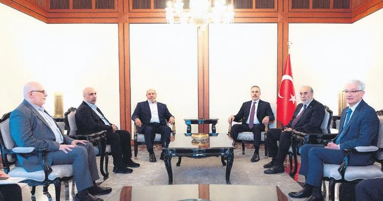 Bakan Fidan Hamas heyeti ile görüştü