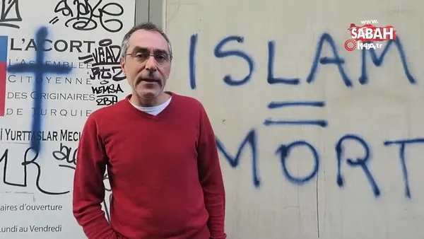 Paris'te Türk derneğine çirkin saldırı | Video