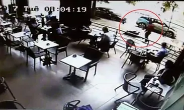 İstanbul’un göbeğinde kadına şiddet kamerada