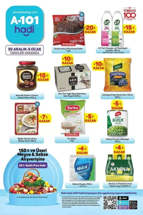 A101 AKTÜEL KATALOĞU 4 OCAK: Yeni yılın ilk indirimleri sayfa sayfa yayında! Bu Perşembe A101 aktüel ürünler kataloğunda neler var?