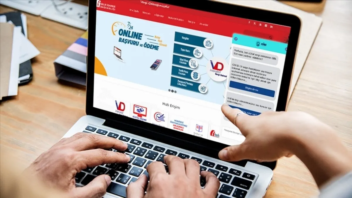 Dijital Vergi Dairesi'nde 12,2 milyona yakın işlem yapıldı