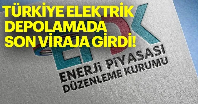 Türkiye elektrik depolamada son viraja girdi