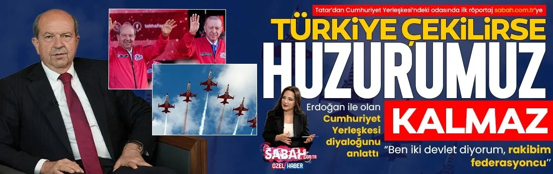 Ersin Tatar resti çekti! Rumlar’ın hayali bu, asla izin vermeyeceğiz