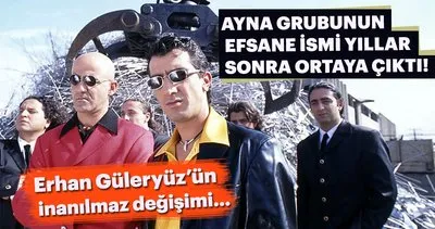 Ayna grubunun efsane ismi yıllar sonra ortaya çıktı! Erhan Güleryüz’ün inanılmaz değişimi ve gözlüksüz hali görenleri şoke etti!