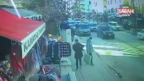 Ankara'da dolmuşun devrildiği anlar kamerada | Video