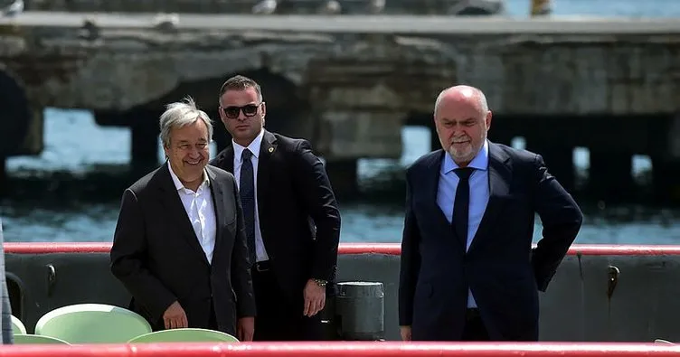 BM Genel Sekreteri Guterres İstanbul’da! Zeyport’ta denetime katıldı