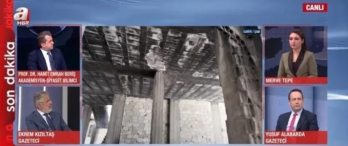 A Haber Tadamon katliamının yaşandığı bölgeyi görüntüledi! Her yerden insan kemikleri fışkırdı