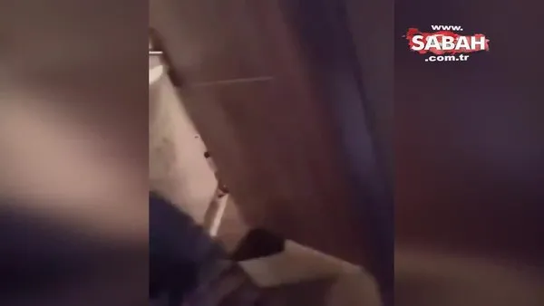 İstanbul Küçükçekmece'de bıçaklı koca dehşeti kamerada! Çocukların 