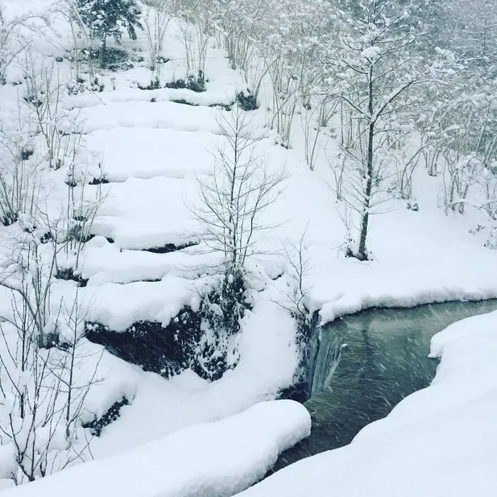 Eşsiz doğal güzellikleri ile Trabzon’da kış