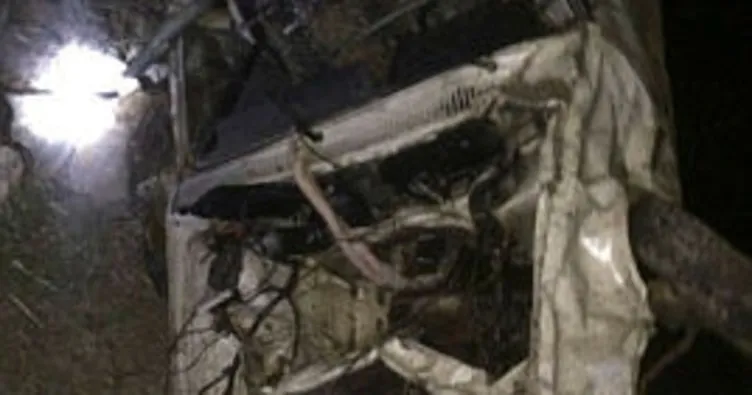 Gümüşhane’de otomobil uçuruma yuvarlandı: 1 ölü