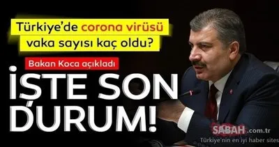 Son dakika haberi: Türkiye corona virüsü son durum! Bakan Koca 28 Mayıs günlük koronavirüs tablosu ile bugünkü vaka sayısını açıkladı