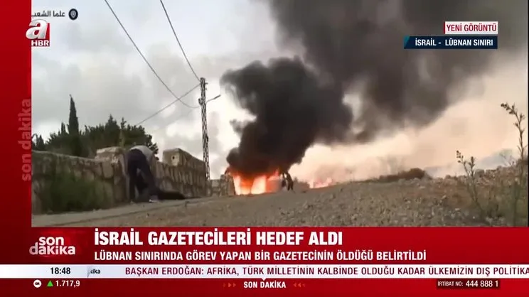 İsrail gazetecileri vurdu!