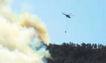 Karabük’te alevlerle mücadele sürüyor #karabuk