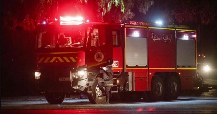 Fas’ta büyük yangın: Bütün çarşı kül oldu