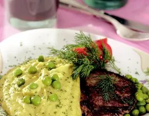Bezelye Püreli Et