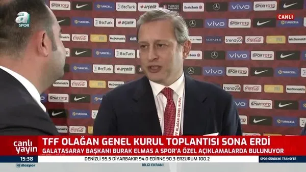 Galatasaray Başkanı Burak Elmas'tan Ghezzal transferi hakkında flaş açıklama | Video