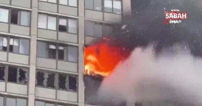 ABD’de 25 katlı binada yangın: 1 ölü, 8 yaralı | Video