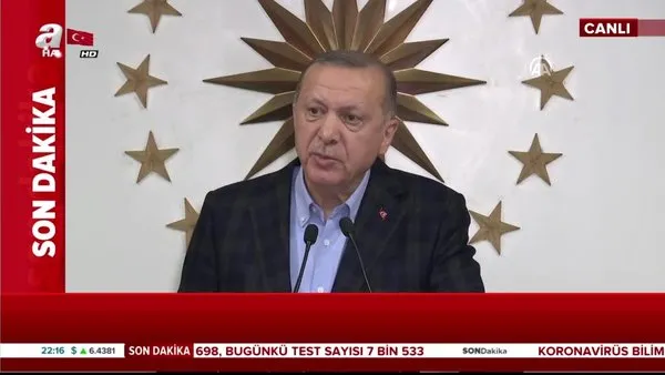 Başkan Erdoğan corona virüse karşı alınan yeni tedbir paketini açıkladı! | Video