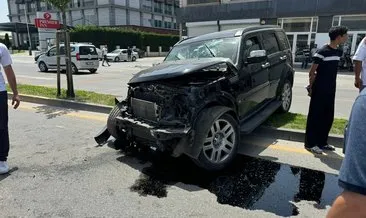 Cip arkadan minibüse çarptı: 7 yaralı