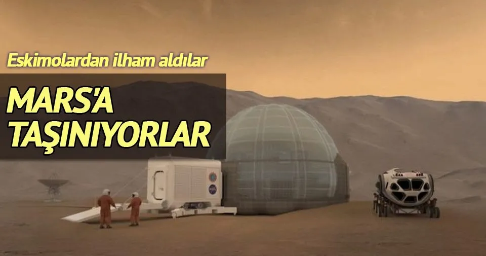 Kızıl Gezegen’e özel buzdan ev Son Dakika Haberler
