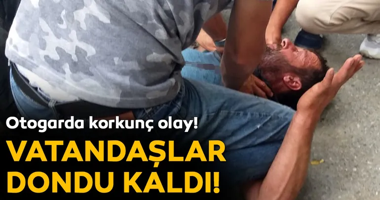 Otogarda intihar girişimi!