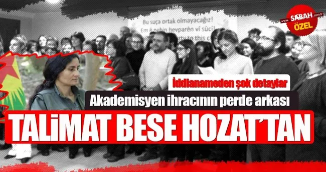 Akademisyen ihracının perde arkası: Talimat Bese Hozat’tan!