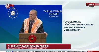 Başkan Erdoğan: Türk tarımını küresel şirketlere ezdirmeyeceğiz