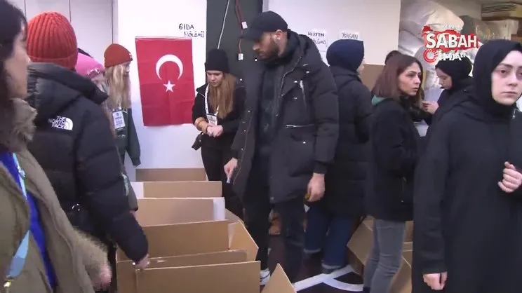 Cenk Tosun'dan yardım çalışmalarına destek | Video