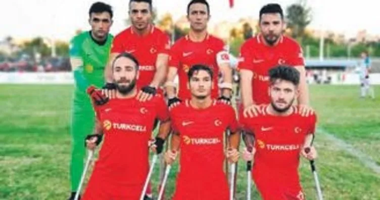 Turkcellli Ampute Futbol Milli Takımı ikinci turda