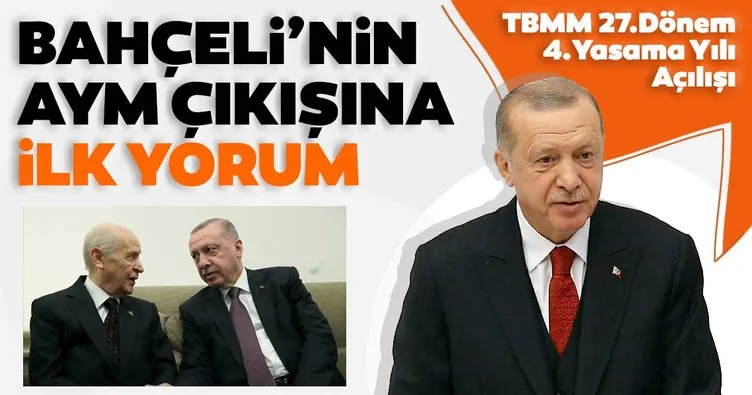Son dakika: Başkan Recep Tayyip Erdoğan’dan Bahçeli’nin AYM çıkışı ile ilgili ilk yorum!