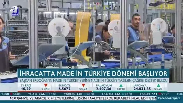 İhracatta Made in Türkiye dönemi başlıyor