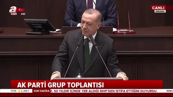 Cumhurbaşkanı Erdoğan'dan AK Parti Grup Toplantısı'nda önemli açıklamalar