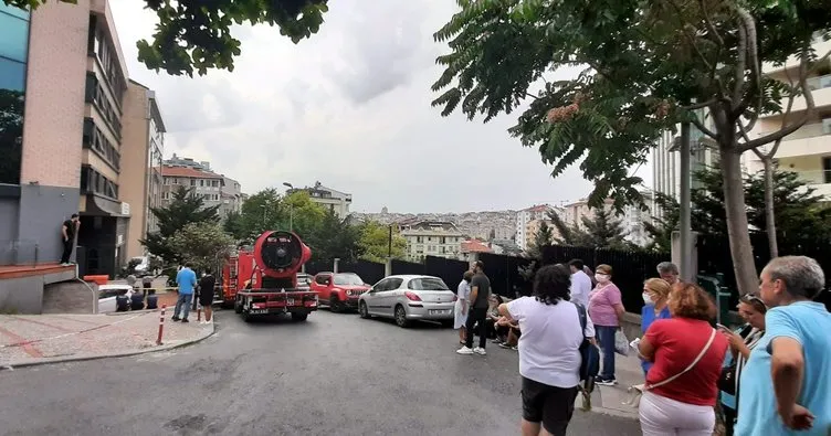 Beşiktaş’ta hastane ek binasında yangın