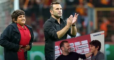 Son dakika Galatasaray haberleri: Okan Buruk ve oğlu Ali Yiğit Buruk’un o anları geceye damga vurdu! Sosyal medya duygu dolu anları konuştu…