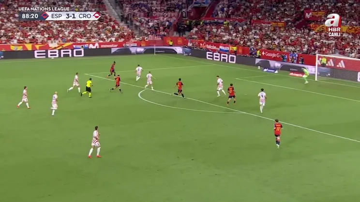 GOL İZLE | İspanya 4-1 Hırvatistan (Nico Williams)