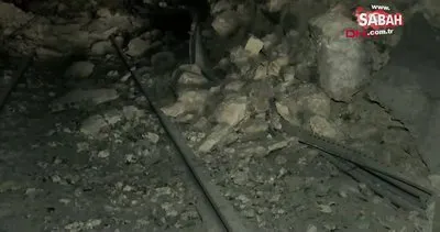 Adıyaman’da demiryolu tüneli depremle çöktü | Video
