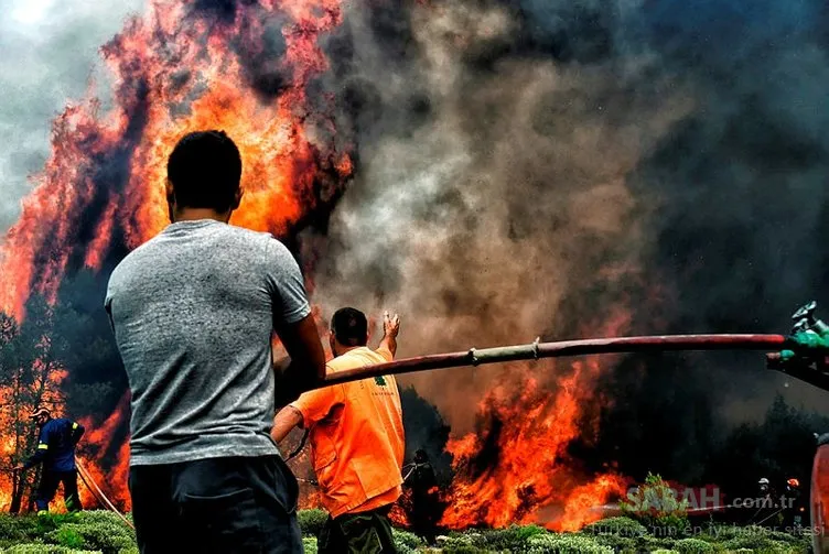 Son Dakika: Yunanistan’daki yangın faciasından dehşete düşüren kareler