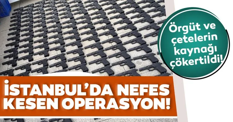 Son dakika haberi: İstanbul’da dev operasyon! ’Silah Fabrikası’ gibi imalathane ele geçirildi