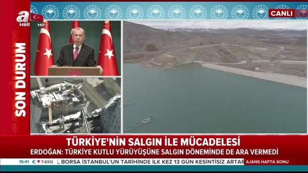 Yusufeli Barajı'nda tarihi gün! Başkan Erdoğan'dan önemli açıklamalar | Video