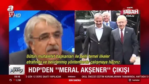 HDP'den İYİ Parti Genel Başkanı Meral Akşener'e sıcak mesaj