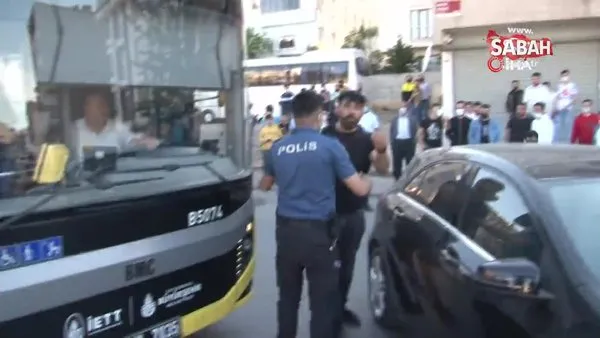 Aracına çarpıp kaçan İETT otobüsünü kilometrelerce kovaladı | Video