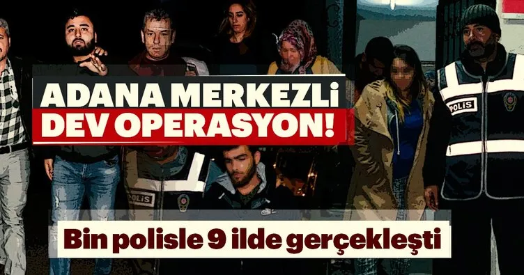 Adana merkezli 9 ilde yasa dışı bahis operasyonu