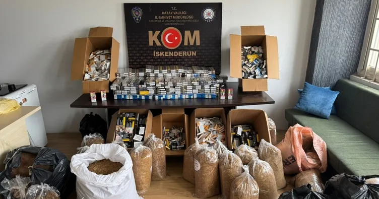 Hatay’da kaçakçılık operasyonu