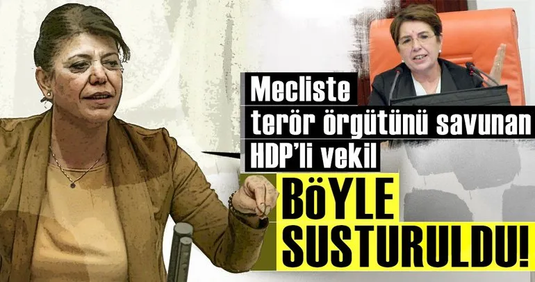 HDP’li vekilin skandal sözlerine mecliste tepki!