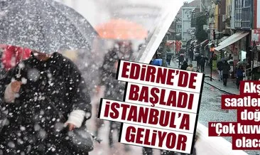 Meteoroloji’den son dakika uyarısı! Beklenen kar yağışı İstanbul’da başlıyor! Yeni hava durumu raporu!