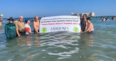 Şanlıurfa'nın zihinsel engelli bireyleri Kızkalesi'nde denizle buluştu #sanliurfa